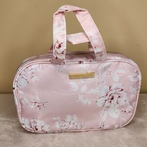 NEW Yumi Kim Wanderlust Travel Hanging Train Case Make Up Bag French Ros…